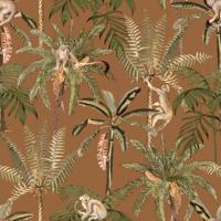 Dutch Wallcoverings Arboretum - Ateles Burnt Orange - Oranje