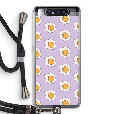Bacon to my eggs #1: Samsung Galaxy A80 Transparant Hoesje met koord