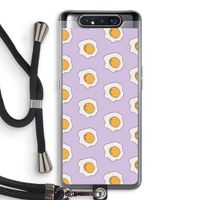 Bacon to my eggs #1: Samsung Galaxy A80 Transparant Hoesje met koord