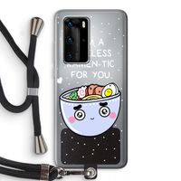 I'm A Hopeless Ramen-Tic For You: Huawei P40 Pro Transparant Hoesje met koord