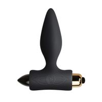 Rocks-Off - Petite Sensations Vibrerende Buttplug Zwart - thumbnail