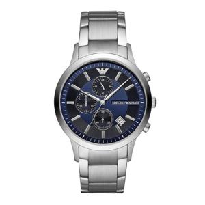 Emporio Armani Renato chronograaf quartz blauwe wijzerplaat Herenhorloge AR11164