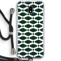Moroccan tiles: Samsung Galaxy J3 (2017) Transparant Hoesje met koord