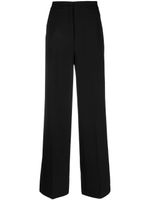 Blanca Vita pantalon palazzo à empiècement superposé - Noir