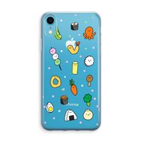 Happy bento friends: iPhone XR Transparant Hoesje Happy bento friends: iPhone XR Transparant Hoesje
