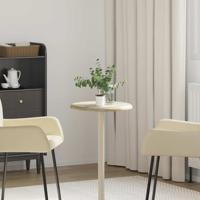 Tafelblad Ø40x2,5 cm marmer crèmekleurig