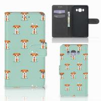 Samsung Galaxy J7 2016 | Telefoonhoesje | Met pasjeshouder | Pups