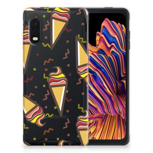 Samsung Xcover Pro Siliconen Case Icecream