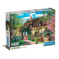 Clementoni high quality collection puzzel + poster het oude huisje 1000 stukjes - thumbnail