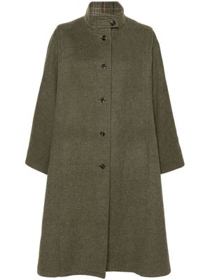 A.N.G.E.L.O. Vintage Cult manteau en laine à design de cape - Vert