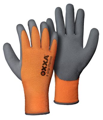 Oxxa X-Grip-Thermo Veiligheidshandschoen 51-850 Or./Grijs,10 - 15185010 - 15185010