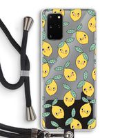 Citroenen: Samsung Galaxy S20 Plus Transparant Hoesje met koord