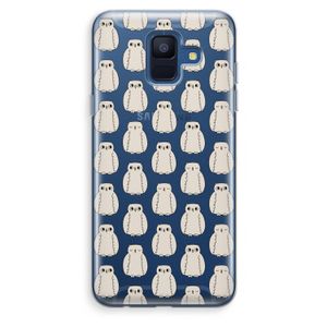 Uilen: Samsung Galaxy A6 (2018) Transparant Hoesje
