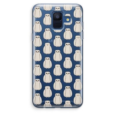 Uilen: Samsung Galaxy A6 (2018) Transparant Hoesje