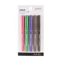 Cricut Explore/Maker Infusible Ink Fine Point 5-Pack Basics Stiftset Rood, Zwart, Violet, Bruin, Groen - thumbnail