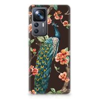 Xiaomi 12T | 12T Pro TPU Hoesje Pauw met Bloemen - thumbnail