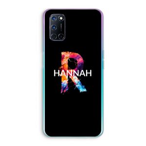 Abstract Spectrum: Oppo A72 Transparant Hoesje
