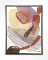 Urban Cotton Wandkleed 'Cargo' 80 x 110cm in Floating Frame - black Urban Cotton Wandkleed 'Cargo' 80 x 110cm in Floating Frame - black