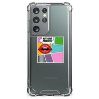 Samsung Galaxy S21 Ultra Anti Shock Bumper Case Popart Princess - thumbnail