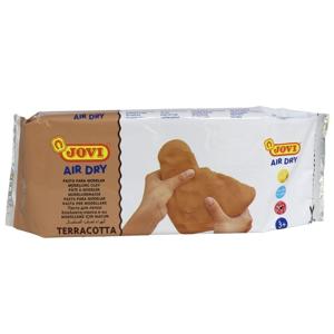 Jovi Kinder speelgoed klei - 1x kilo - kleur terracotta - Boetseer/boetseren klei