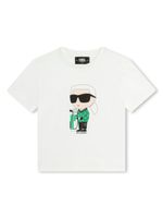 Karl Lagerfeld Kids t-shirt Ikonik en coton bilogique - Blanc - thumbnail