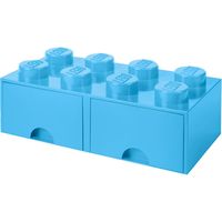 Room Copenhagen LEGO Brick Drawer 8 Licht blauw opbergdoos - thumbnail