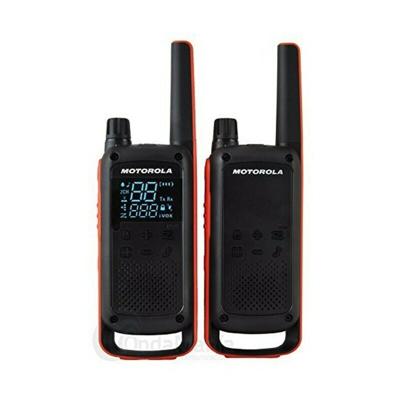 Walkie Talkie Motorola T82 (2 Pcs) Zwart Oranje