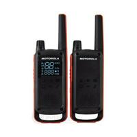 Walkie Talkie Motorola T82 (2 Pcs) Zwart Oranje