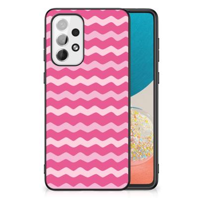 Samsung Galaxy A73 Back Case Waves Pink