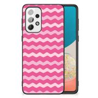 Samsung Galaxy A73 Back Case Waves Pink