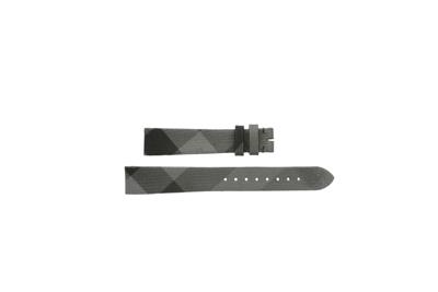Horlogeband Burberry BU1873 Leder/Kunststof Bi-Color 16mm