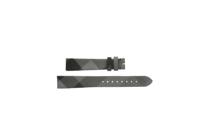 Horlogeband Burberry BU1873 Leder/Kunststof Bi-Color 16mm
