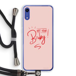 Not Your Baby: Honor Play 8A Transparant Hoesje met koord