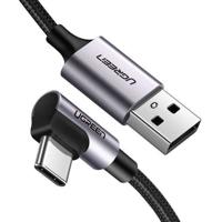 Ugreen 50940 USB-kabel USB 2.0 1 m USB A USB C Zwart, Zilver