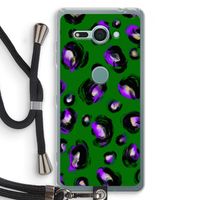 Green Cheetah: Sony Xperia XZ2 Compact Transparant Hoesje met koord