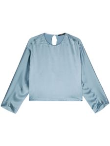 Seventy blouse à épaules tombantes - Bleu