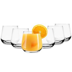 Waterglazen - 6x - Tumblers - 345 ml - glas - drinkglazen