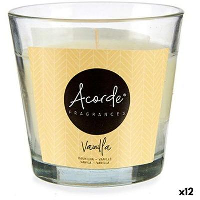 Geurkaars Acorde Vanille 120 g (12 Stuks)