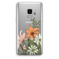 Floral bouquet: Samsung Galaxy S9 Transparant Hoesje