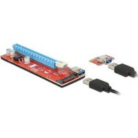 Delock 41423 Riserkaart PCI Express x1 > x16 met 60cm USB-kabel