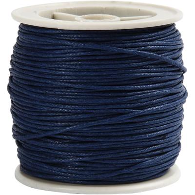 Creativ Company Katoenkoord, dikte 1 mm, blauw, 40 m/ 1 rol