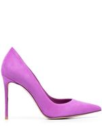 Le Silla escarpins Eva 100 mm en daim - Violet - thumbnail