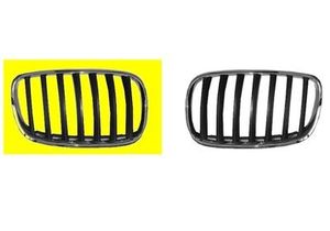 GRILL RECHTS SIERROOSTER ZWART/Chroom 0687512