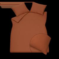 Vandyck Vandyck Washed Cotton Kussensloop (60x70) rusty brown