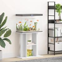 VidaXL Aquariumstandaard 60x30x60 cm bewerkt hout wit
