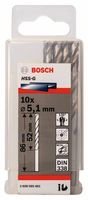 Bosch Accessoires Metaalboren HSS-G, Standard 5,1 x 52 x 86 mm 10st - 2608585491