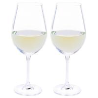 2x Witte wijn glazen 52 cl/520 ml van kristalglas - Wijnglazen - thumbnail