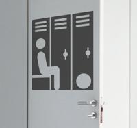 Muursticker icoon kluisjes
