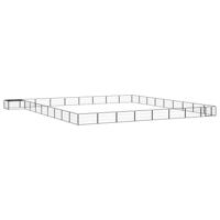 Hondenkennel 36 panelen 100x50 cm gepoedercoat staal zwart