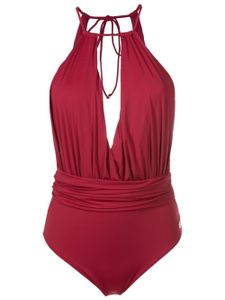 Brigitte maillot de bain à dos-nu - Rouge